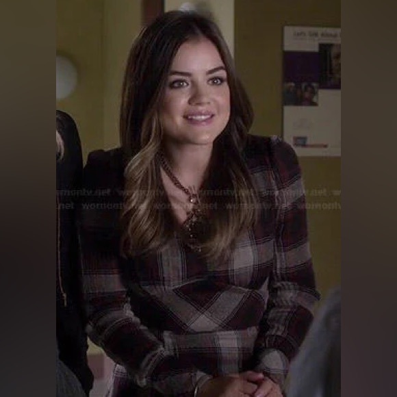 NWT Free People Teen Spirit Plaid Mini Dress - Pretty Little Liars Aria RARE - Picture 3 of 9